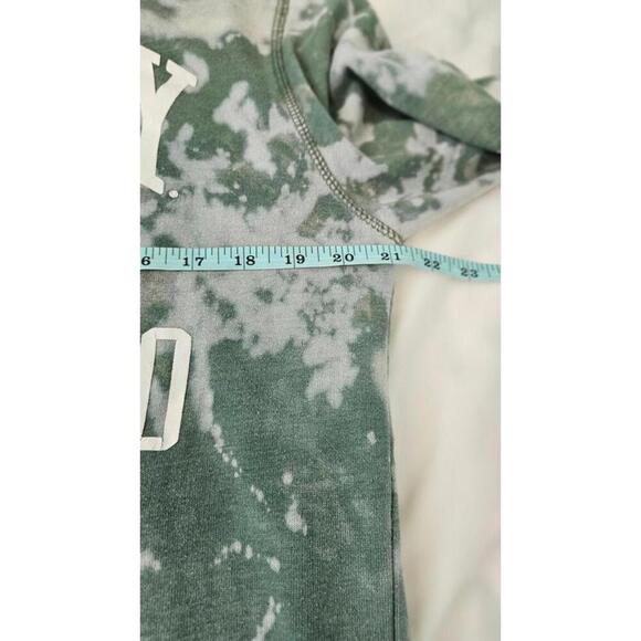 CAL POLY Vintage Tie-Dye Hoodie Green/Cream Unisex - Size S - Picture 8 of 8